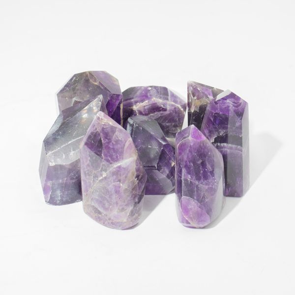 Bulk Gemstone Points approx 6cm (0.5KG) - African Amethyst (approx 8 pieces)