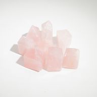Bulk Gemstone Points approx 6cm (0.5KG) - Indian Rose Quartz (approx 8 pieces)