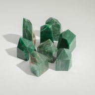 Bulk Gemstone Points approx 6cm (0.5KG) - Indian Jade (approx 8 pieces)
