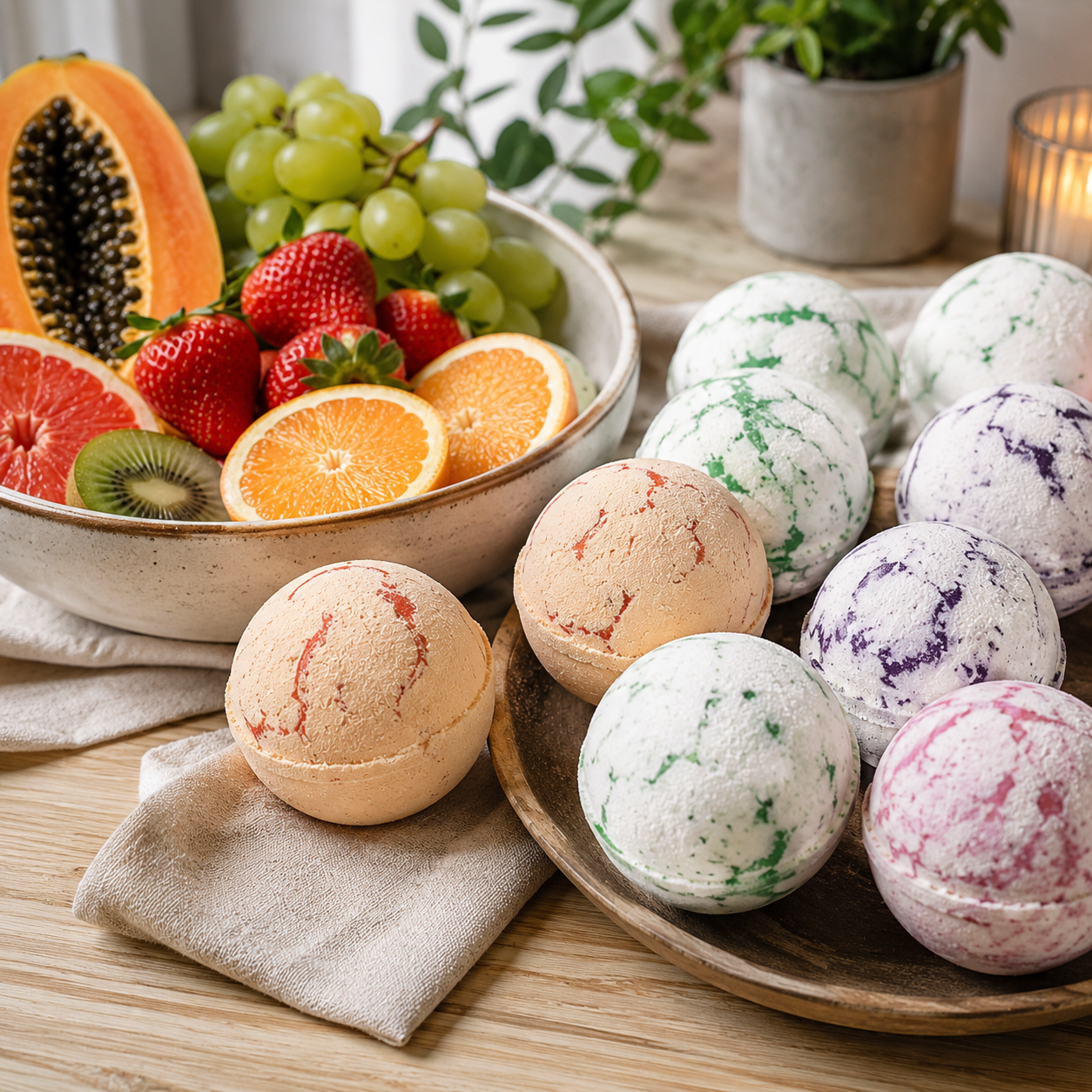 Tropical Paradise Coco Bath Bombs - 180g