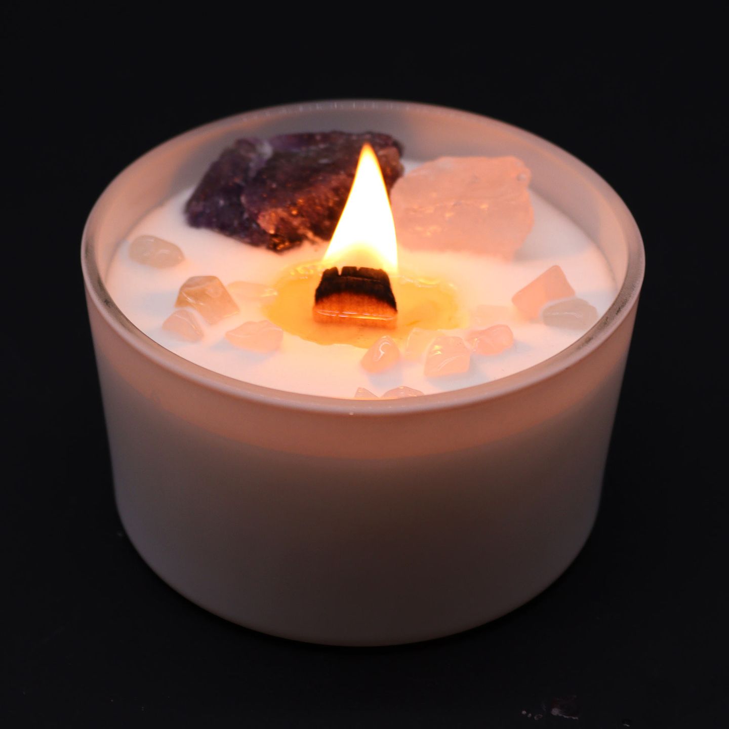 Glass Chakra Candle