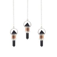 The Night Watcher- Combo Piece Copper Pendulum -  Obsidian
