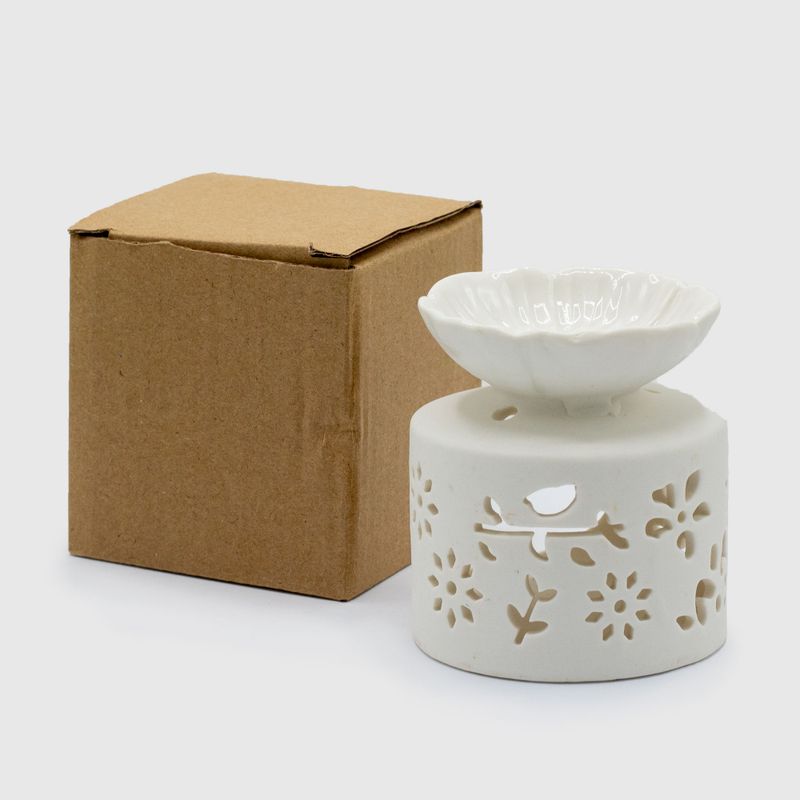 Agnes+Cat Oil Burner - Birds and Flowers