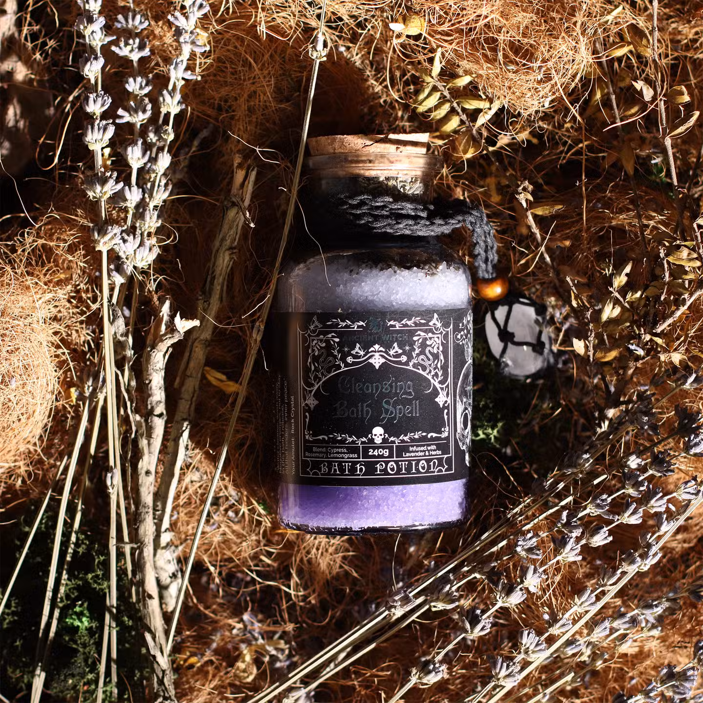 Ancient Witch bath spell potions
