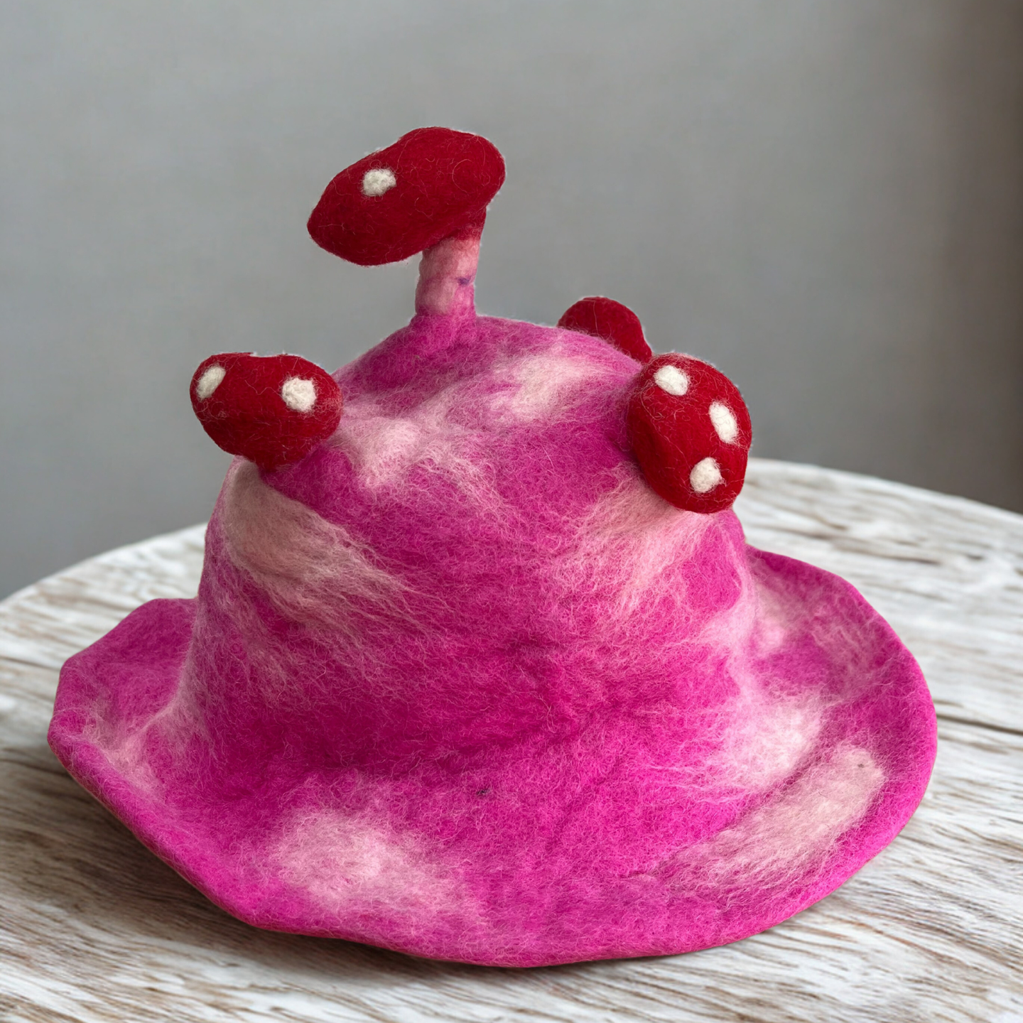 Felted Mushroom Hat