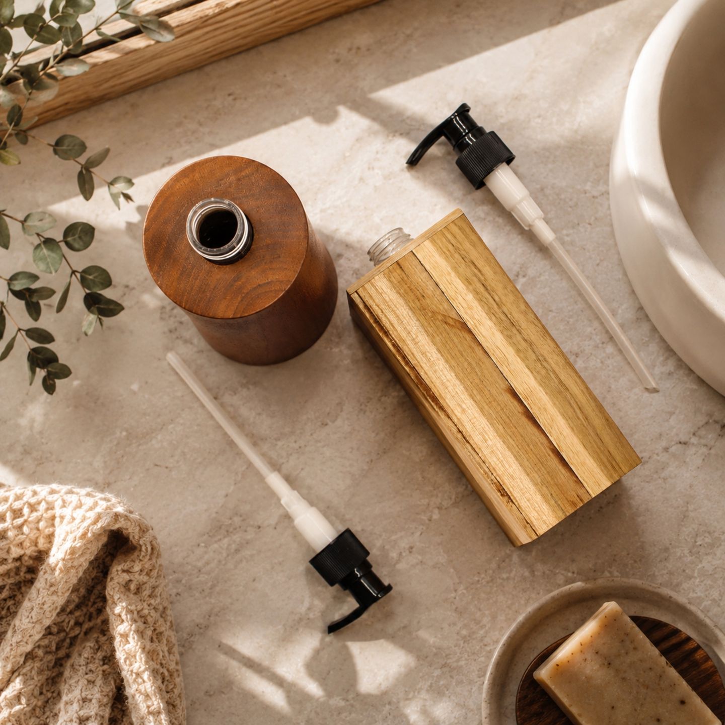 Natural Liquid Soap Dispensers
