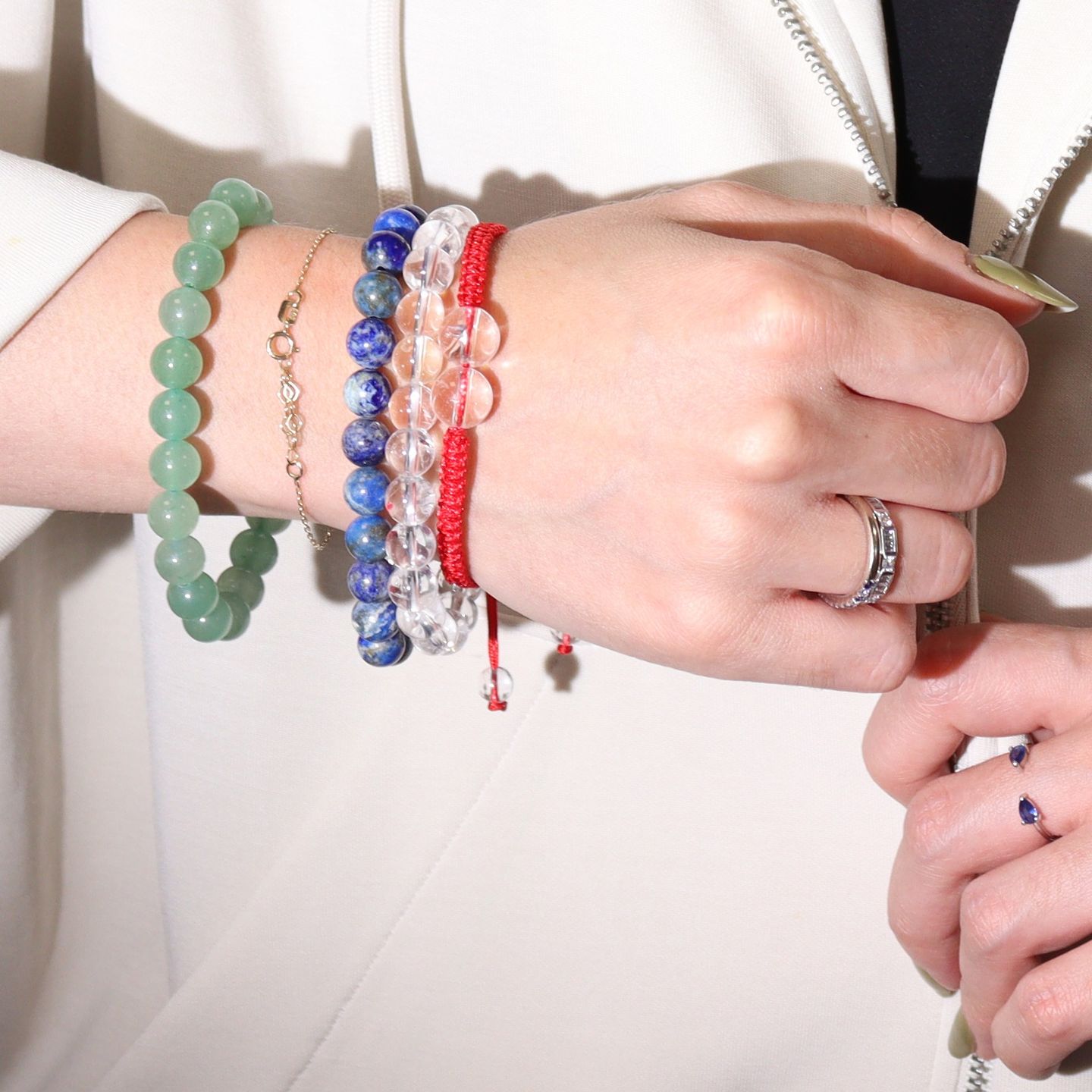 Gemstone Double Power Bracelets