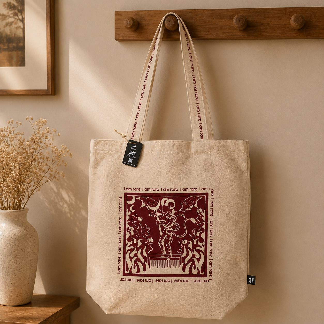 Hop Hare Tote Bags