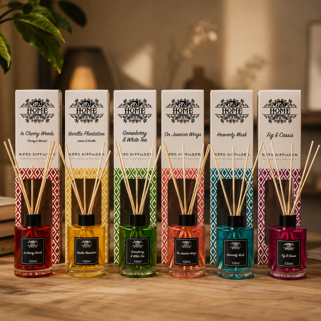 Home Fragrance Reed Diffusers - 120ml