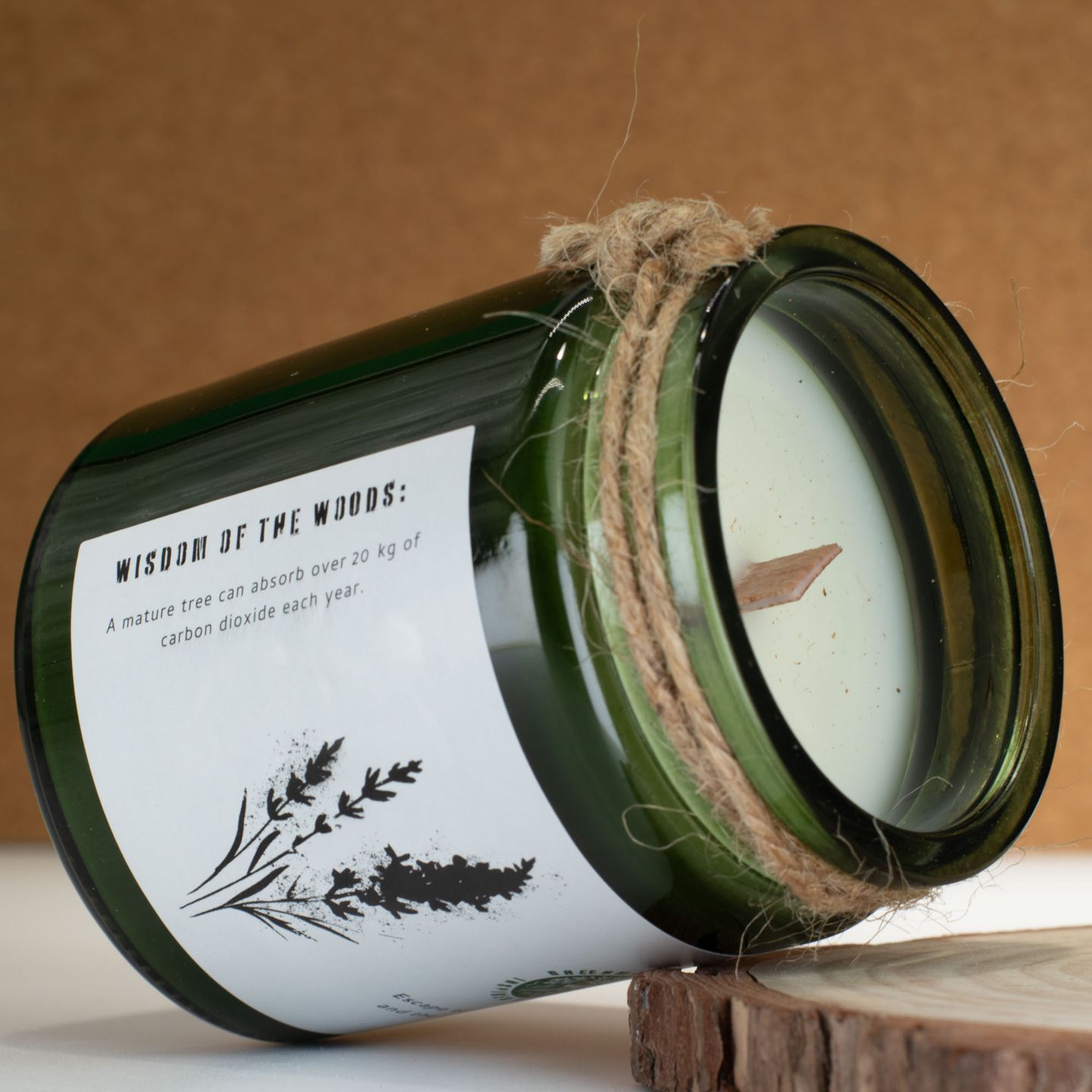 Greenman Woodwick Soy Candles