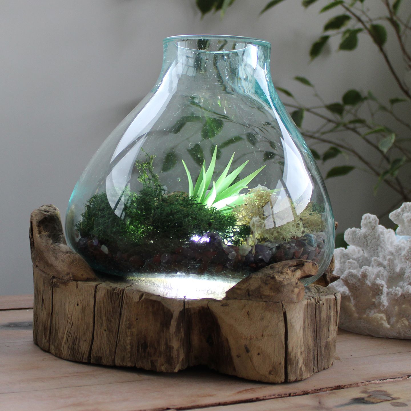 Supplier of Molten Glass on Wood to Resell in Your Shop