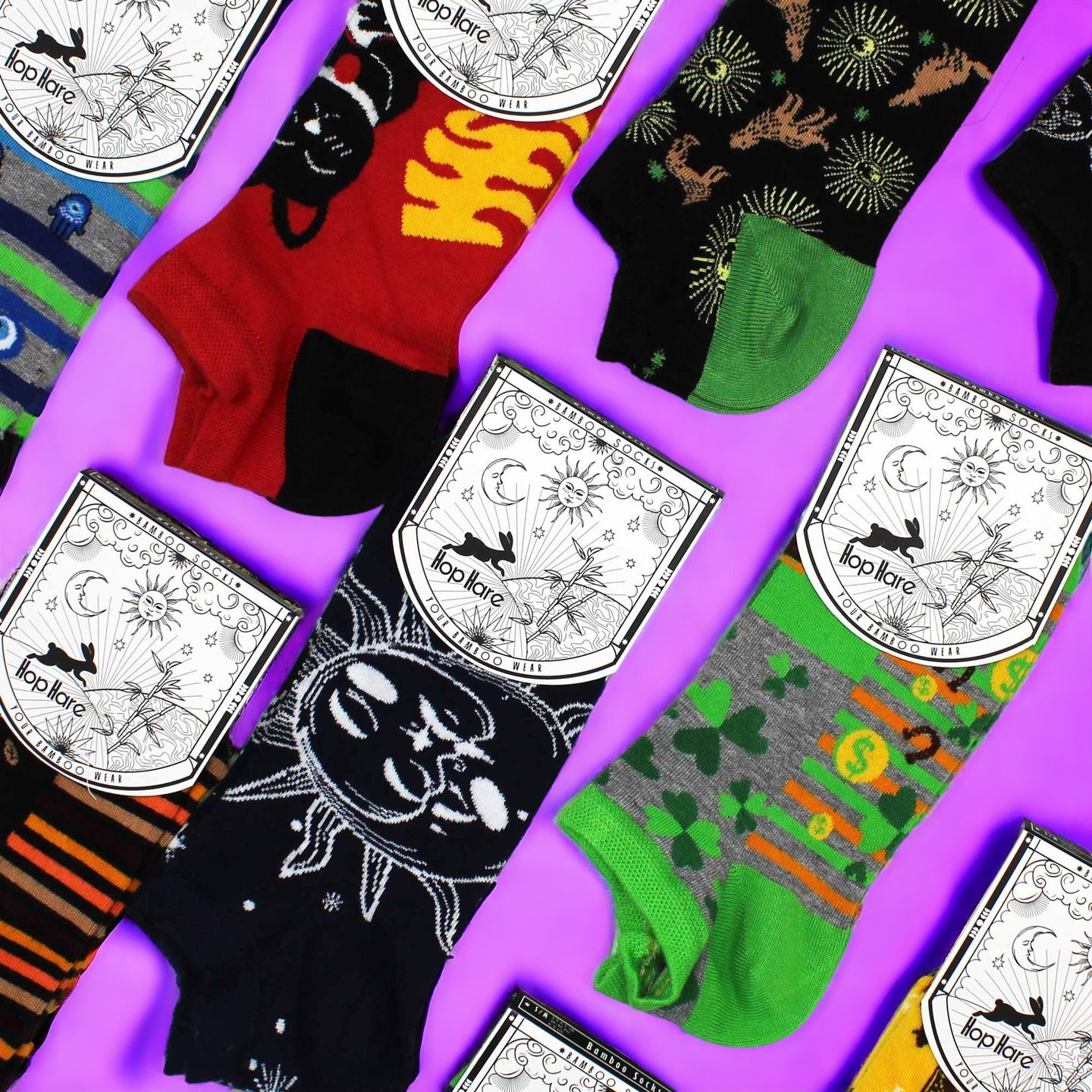 Hop Hare Bamboo Low Socks