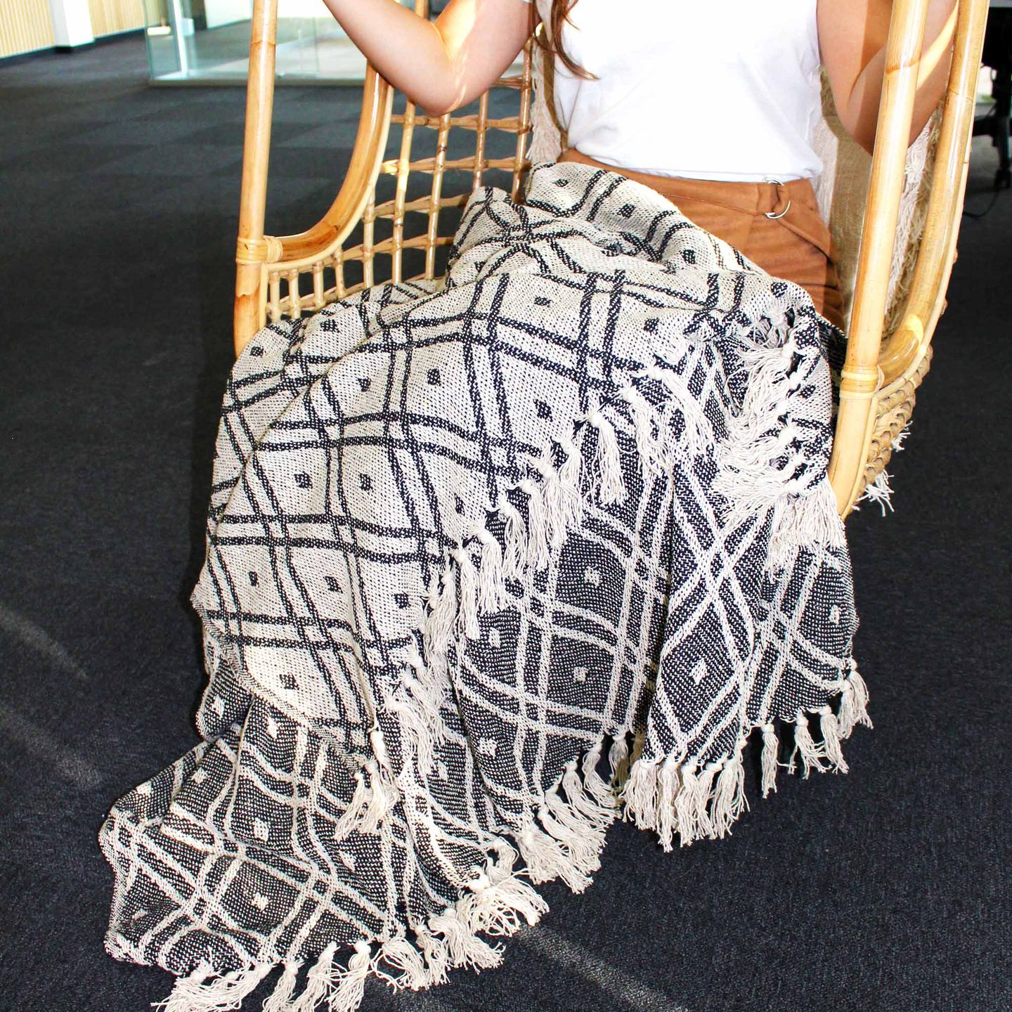 Comfort Boho Cotton Throw