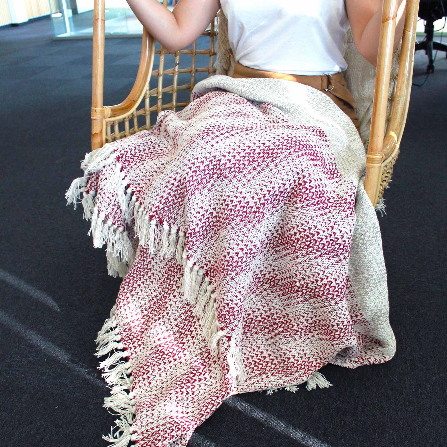 Comfort Boho Cotton Throw
