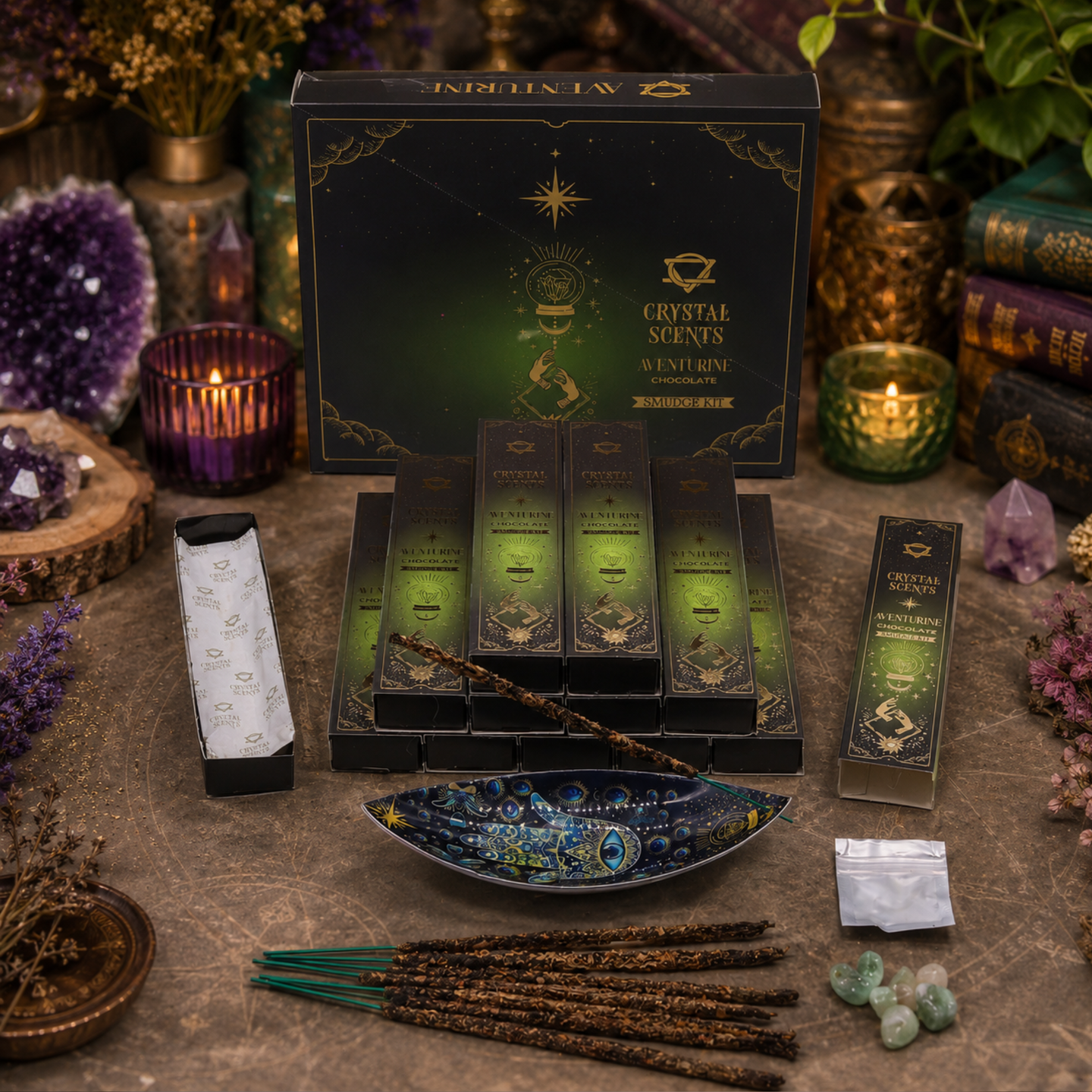 Crystal Scents Smudge Incense Sticks