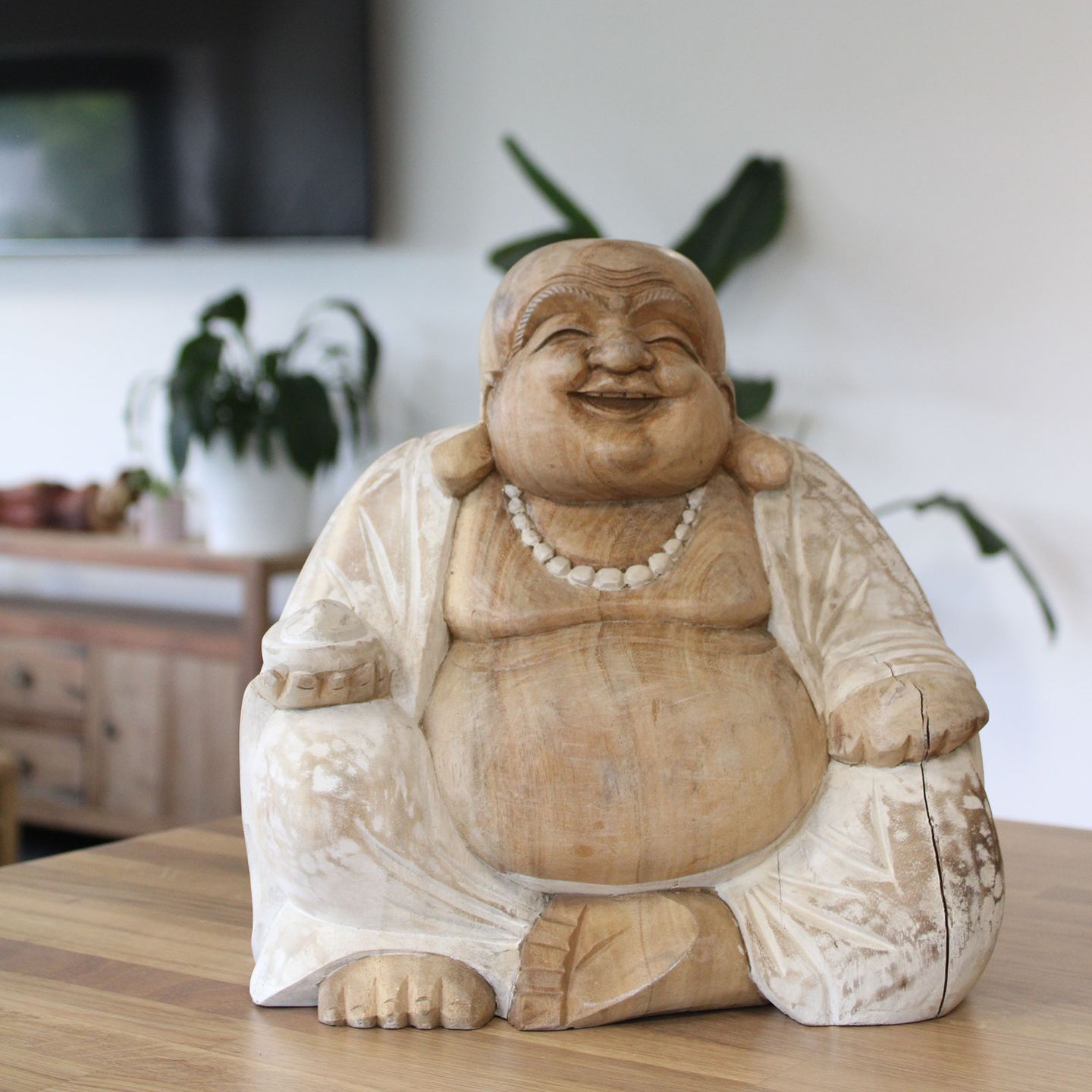 Hand Carved Buddha Statue