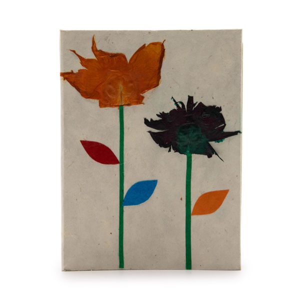 Med Lokta Notebook (15x12cm) - 45 pages - Crafted Real Himalayan Floral Design