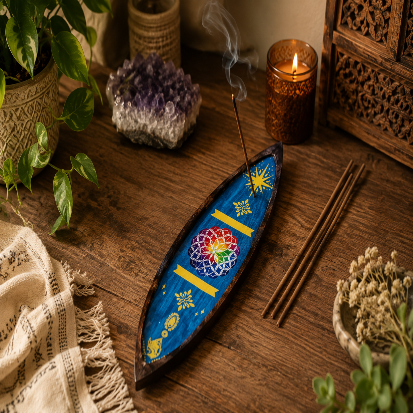 Enamel Incense Bowls