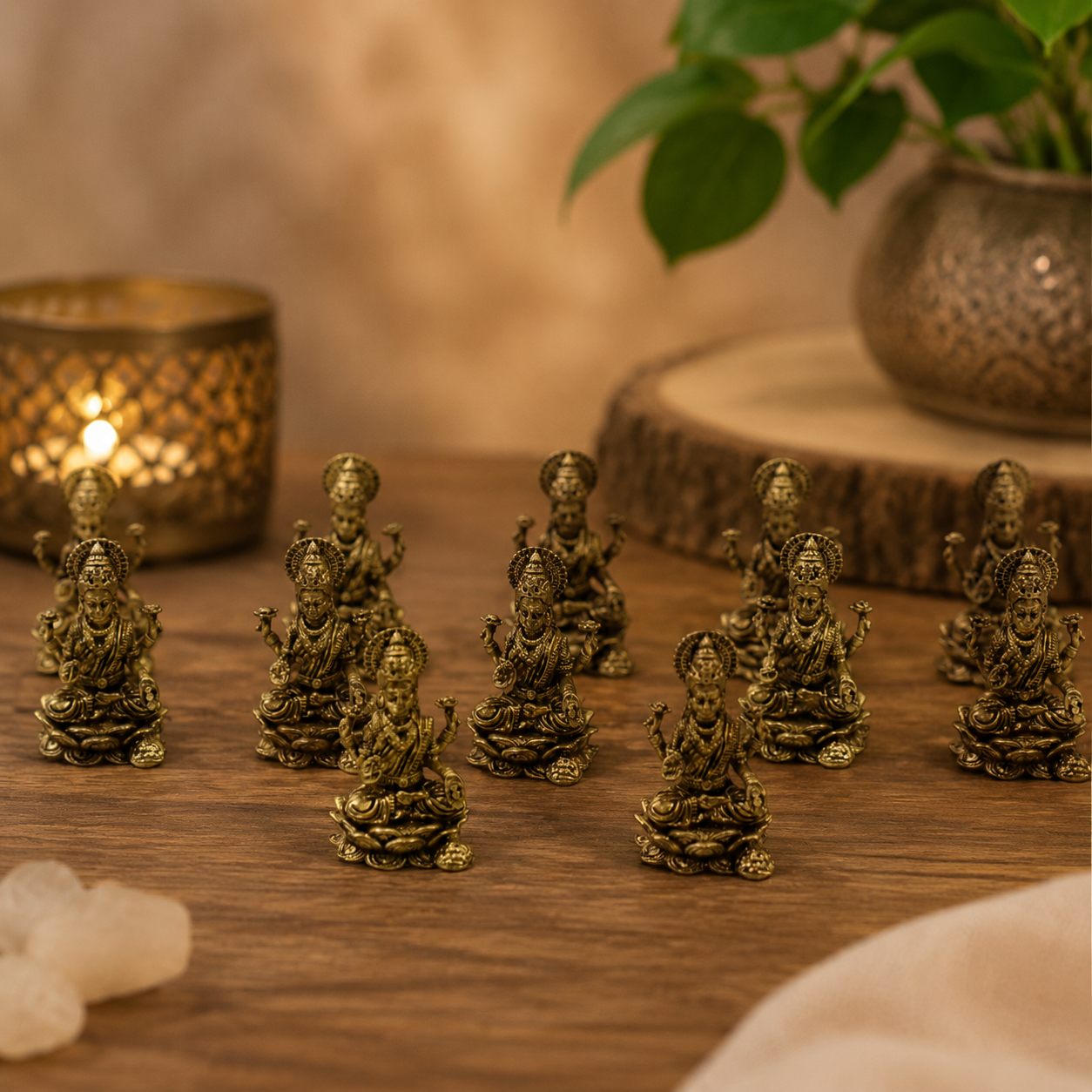 Miniature Brass Deities & Buddha Figures