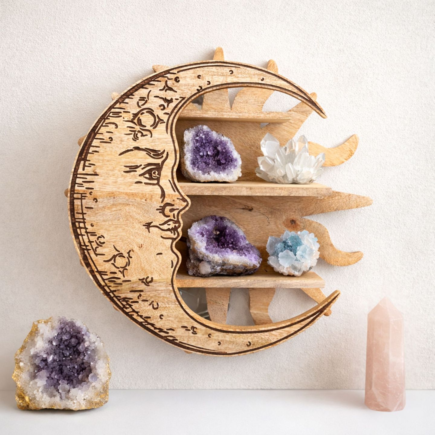 Mango Wood Plaques & Shelves