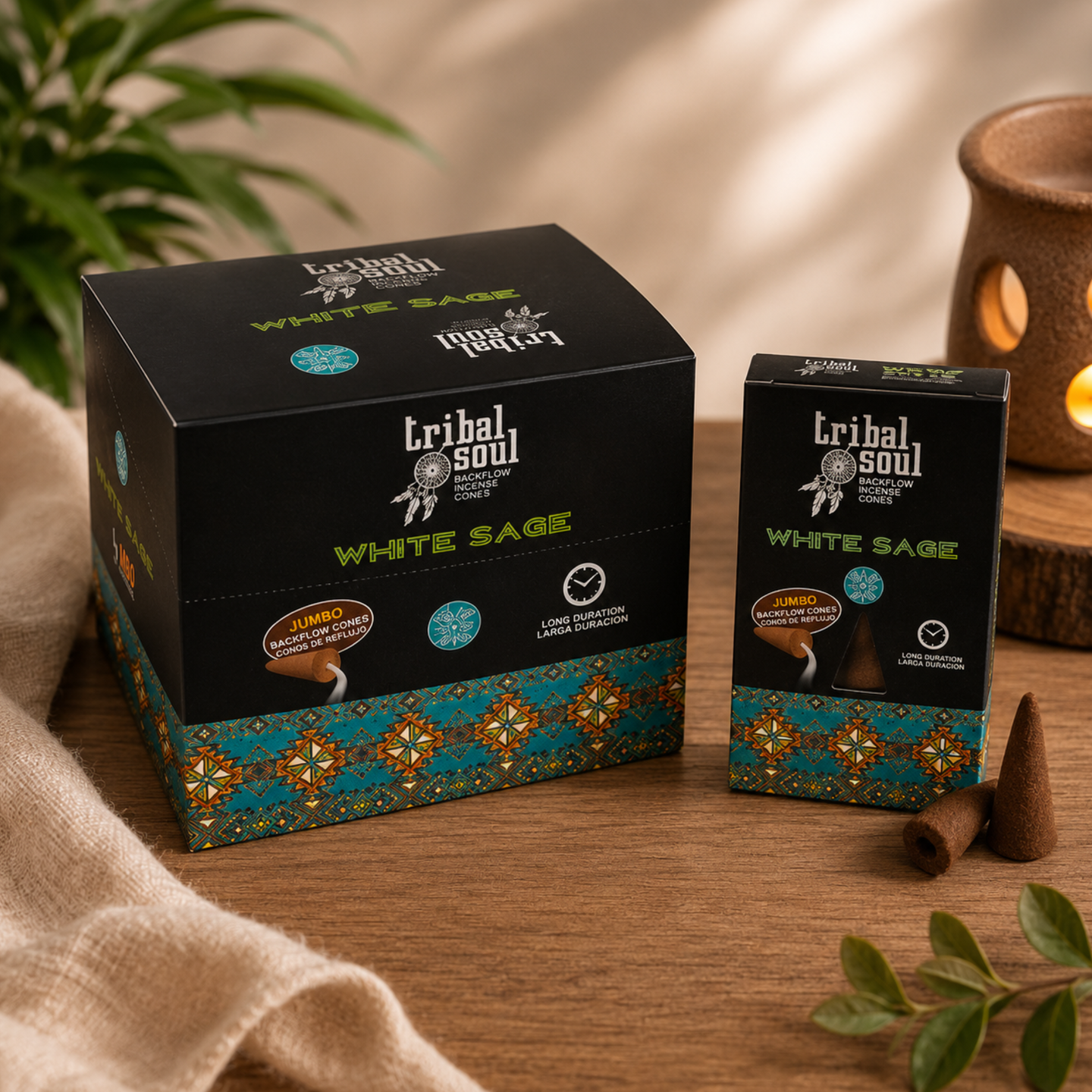 Tribal Soul Premium Backflow Incense Cones