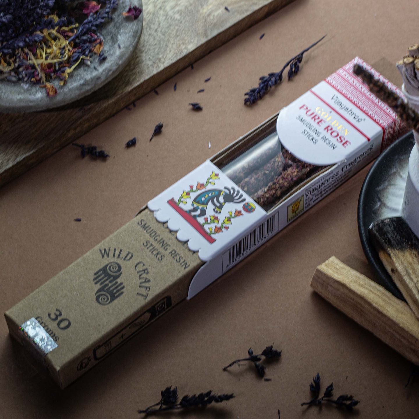 Golden Smudging Resin Sticks