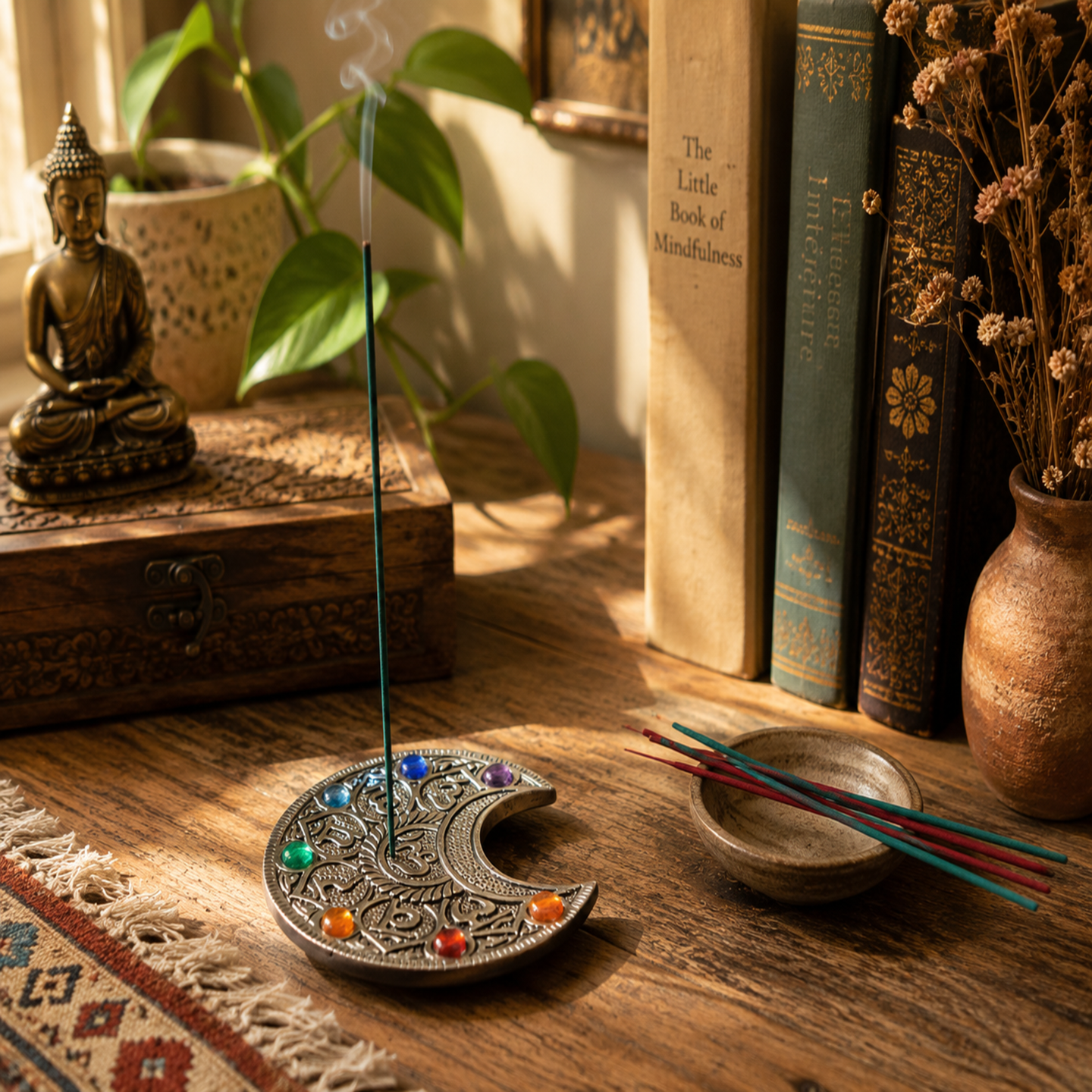 Polished Aluminium Incense Holders