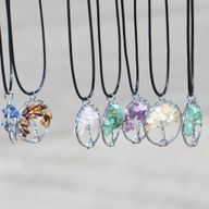 Gemstone pendant necklace Starter