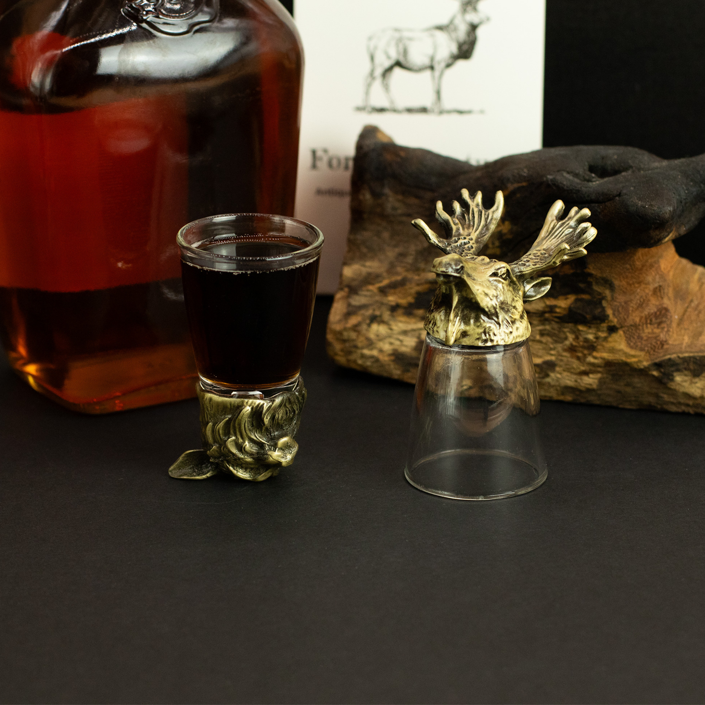 Mystical Creatures Bottom Up Shot Glasses