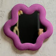 Soft Squiggly Mirror - Star - Mauve