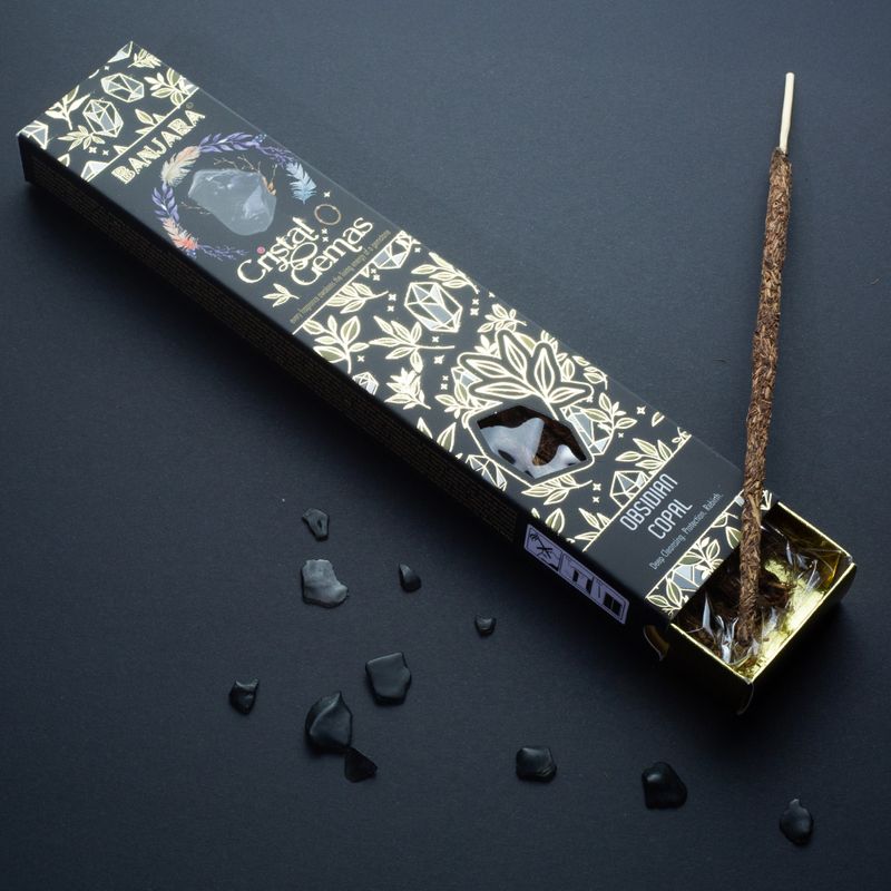 Banjara Cristal Gemas - Obsidian Copal