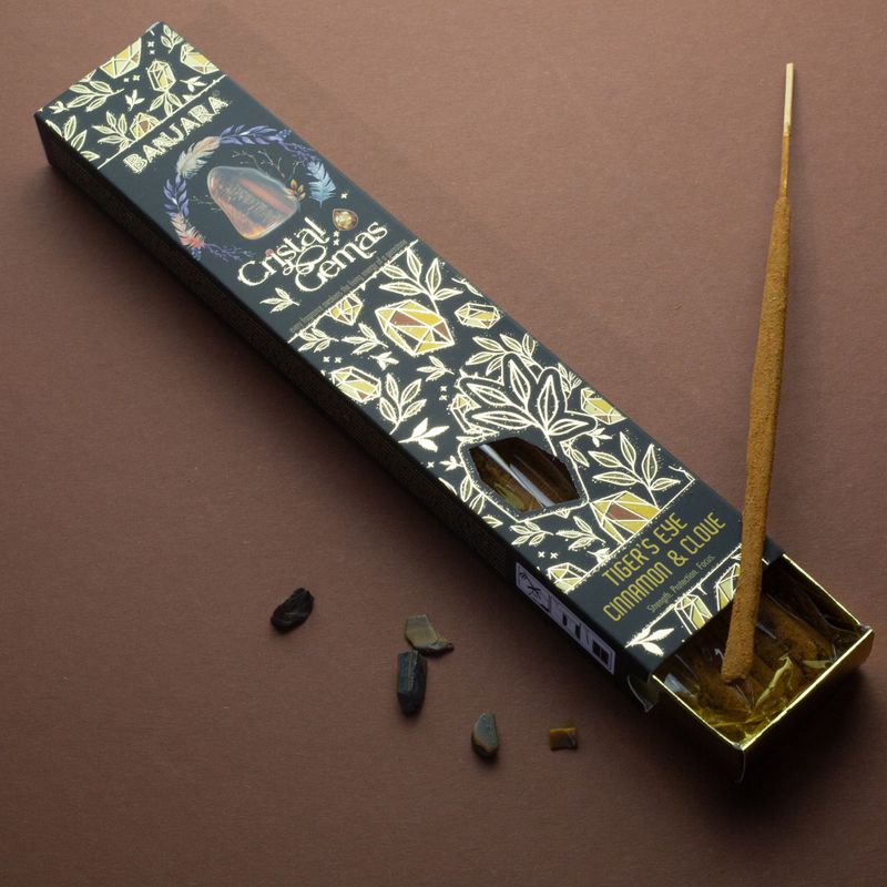 Banjara Cristal Gemas - Tiger's Eye Cinnamon & Clove