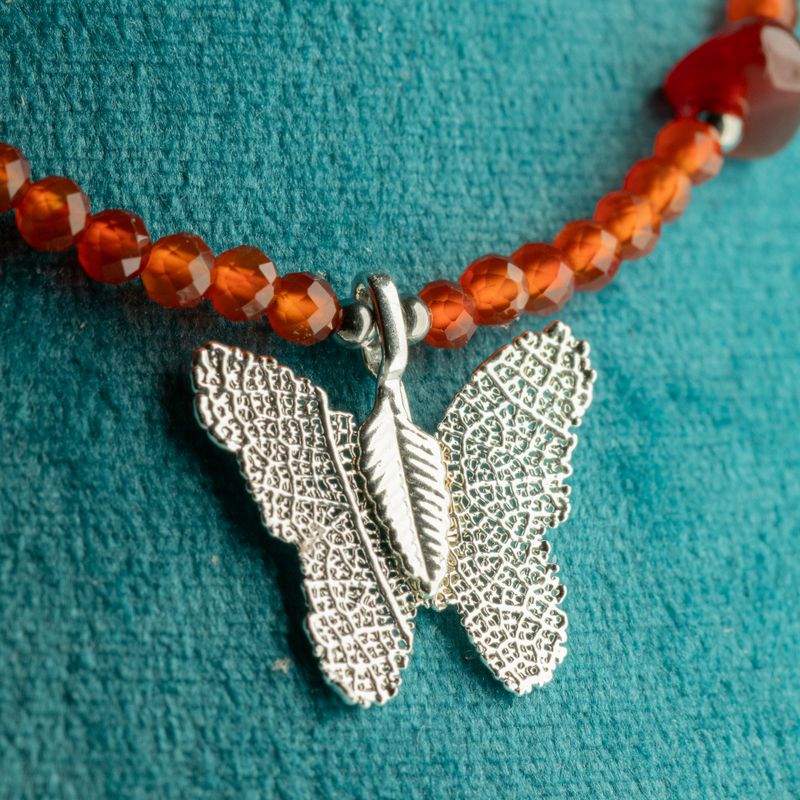 Nymph Spirit Gemstone Necklace Set - Blood Moon