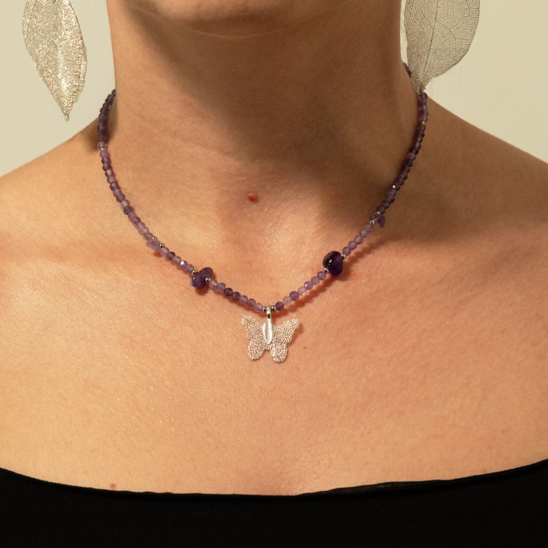 Nymph Spirit Gemstone Necklace Set - Full Moon