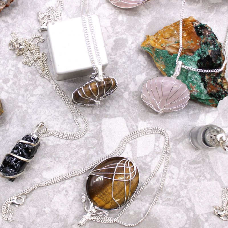 Indian Gemstone Necklaces Starter Set
