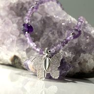 Nymph Spirit Gemstone Necklace Set - Full Moon