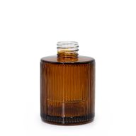 150ml Ribbed Round Reed Diffuser Bottle (28mm Neck) - Amber