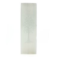 Selenite Block Lamp 25cm - Tree of Life