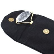 Gemstone Face Roller - Rock Quartz with Pouch