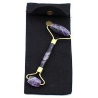 Gemstone Face Roller - Amethyst with Pouch