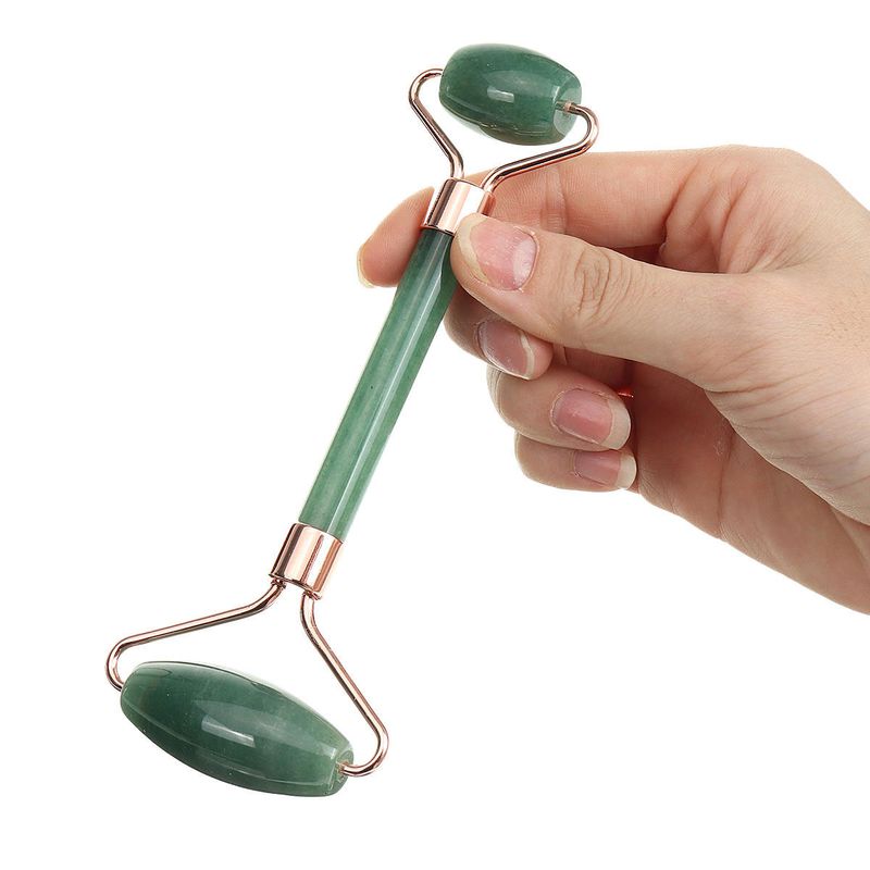 Gemstone Face Roller - Jade with Pouch