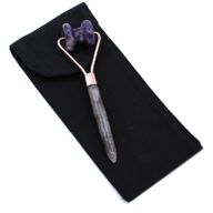 Gemstone Jawline Roller - Amethyst with Pouch