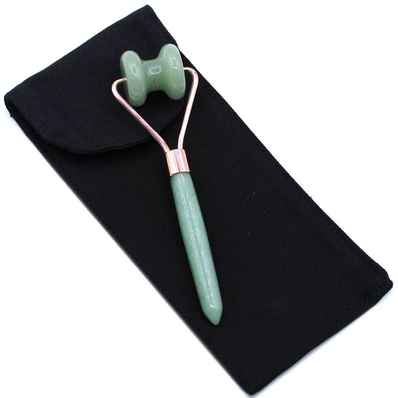 Gemstone Jawline Roller - Jade with Pouch