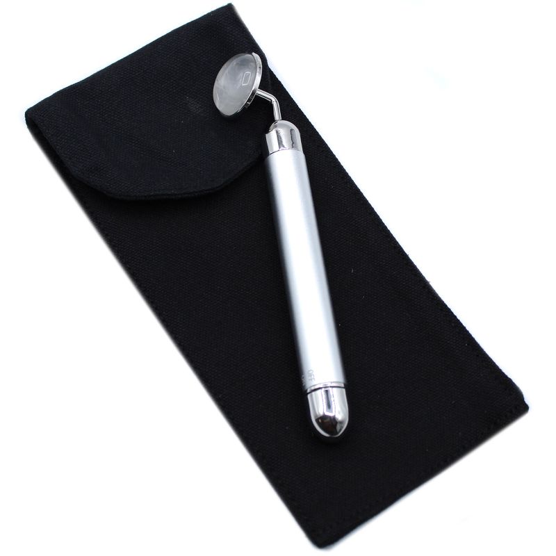 Gemstone Vibration Pad - Rock Quartz with Pouch