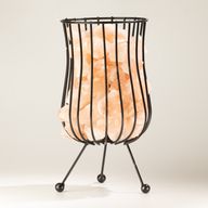 Tall Salt Rock Brazier - Pink Himalayan Salt Chunks