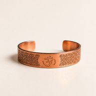 Solid Copper Bracelets with Affirmations Engravings (assorted)