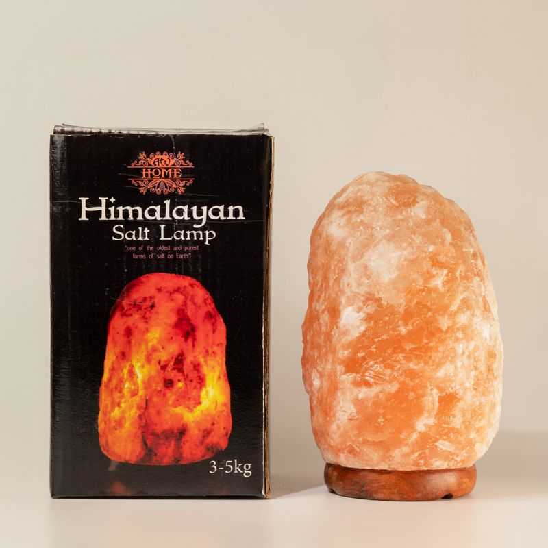 Quality Natural Salt Lamp - & Base apx 3-5kg