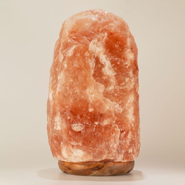 Himalayan Salt Lamp & Base - Apx 8-10kg