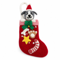 Felt Christmas Pet Gift Socks - Mixed Selection (6)