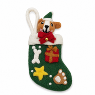 Felt Christmas Pet Gift Socks - Mixed Selection (6)